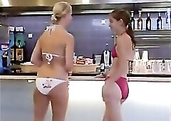 lesbos crazy day at the swimming pool