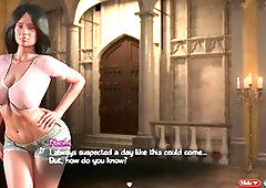 Misterdoktor explores treasure of Nadia in a big boobs porn game adventure