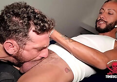 Demanding The Cocksucker Services His Uncut Meat