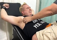 Daddy Achilles Tickles Chubby Submissive