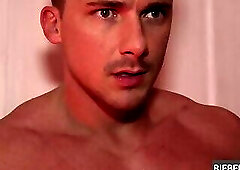 Gay bodybuilder spoils his friend