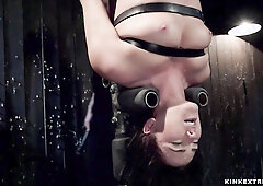 Blonde & brunette service sluts fuck