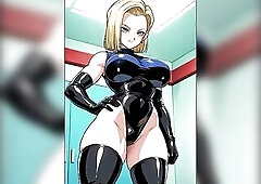 [AI Generated] Compilation waifus showing melons