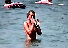 Busty Czech amateur fucks outdoor in public