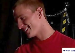 Muscular straight hunk buttfucked hard