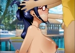 Marine Cumslut Tashigi is fiercely addicted to inhaling pirate cock