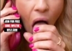 Thick Brunette hair mother I'd like to fuck in Spaghetti Thong Drops the Pretense