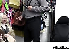 Breasty Naomi gets banged for stealing from the mall