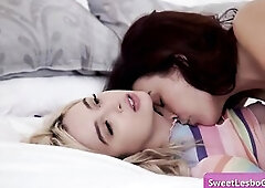 Lexi Lore, Freya Parker from SweetHeartVideo: sweet excited teens licking their hawt bodies