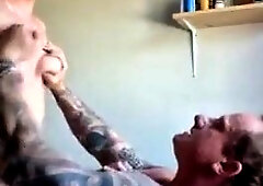 Hardcore Leather Boots Screw - lapping & Spitting