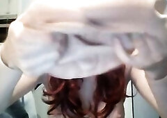 Unmasking the Playmate Pt3 ! Removing and playing with Greyland latex mask!