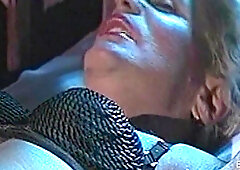 Man Crossdresser Dressed Like A Woman Fucks Hot Blonde in fetish vintage hardcore - Big dick