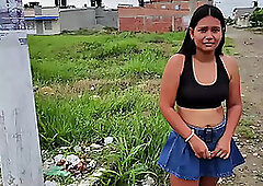 After the party, the babe waits for the Uber and I convince her to go to my house.