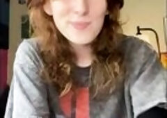 making a video to reward you for working so hard of me stripping and fucking myself with a pretty glass dildo for you while telling you how good you a