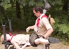 Boys At Camp - Coach Drew rushes good fucking