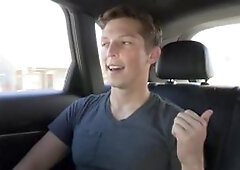 SeanCody: Wild and pretty eastern twink boy Josiah butt fucking outside solo