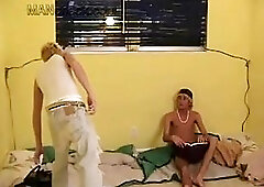 Naughty Blond Guy Gets Banged