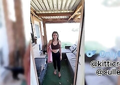 Yoga teacher got lascivious so that guy drilled me unfathomable and fast- loud groaning