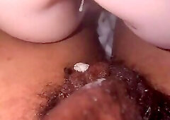 Extreme cum shot dripping from toy