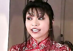 Mia Smiles is a youthful oriental floozy