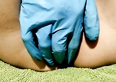 I LOVE TO FINGERING MY BOOTY GAP ,close up view