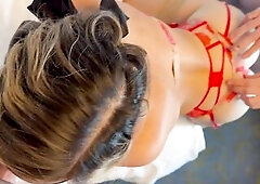 Wife screws three boyz blindfolded and takes triple facial / Amateur Hotwife