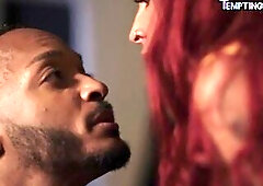 Breasty trans hottie pumping ebony booty previous to dicksucking during this kinky and erotic hardcore bang session