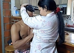 Elderly, mummy, big boobs