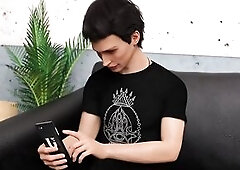 Selina, his girlfriend, is requesting his busy boyfriend to come over since they haven't had sex in a week. Selina showcased her recent underclot