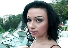 Sexy honey banged hard.