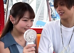 Amateur Asian College Teen Gives Blowjob