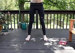 Doing Yoga With A Butt Plug