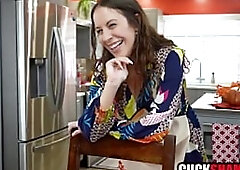 Cuckold spouse sharing wife with Thanksgiving Day guest