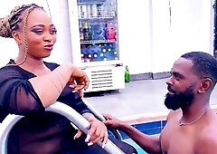 Mareme Edet Bangs Four Boyz This babe Met At The Poolside