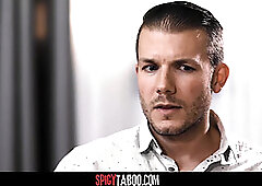 Desperate wife watches her husband having sex with their therapist