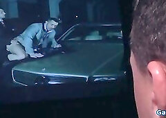 Muscle gay anal sex with cumshot