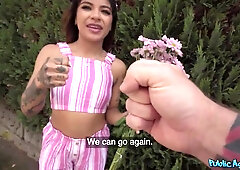 Latina Fucked In The Garden - Michy Perez