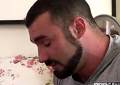 Tranny in lingerie rode big hard cock and enjoyed hardcore ass fucking