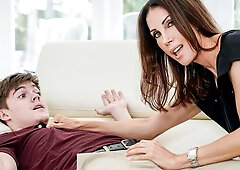 Gorgeous sideways pose sex with a perfect MILF Shay Sights