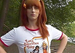 Amazing close up of Alex Harper's pussy and asshole