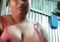 Gouthami reddy manthena removing dress & showing Hot bra with nude milky boobs