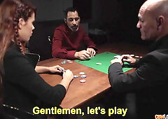 Slut poker hottie goes all in