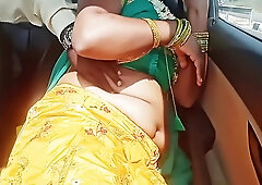 Telugu Dirty Talks. Car Sex. Sexy Saree Aunty Romantic Sex With Stranger