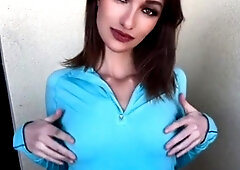 Fetishmistress - No Bra Super Cold Hard Nipples In Workout
