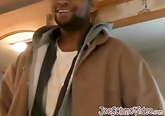 American deviant Dorky strokes BBC and shoots jizz