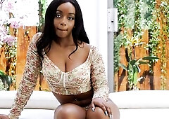 All Natural 1St Time Dominatrix - POV sex with marvelous Black