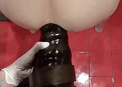 Lady Jane huge load massive strapon strapon and fisting