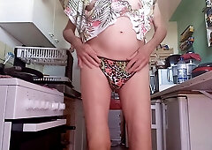 defile of sexy strings-underwear worn by me