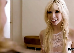 Courtesan's dad fucks teen action