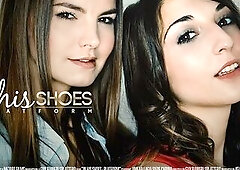 Slaver angel screws her cute girlfriend to an intensive climax